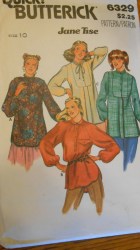 6329 70S JANE TISE LONG LOOSE BLOUSE LENGTHS PATTERN 8